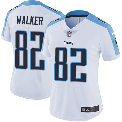 2019 Women Tennessee Titans #82 Walker white Nike Vapor Untouchable Limited NFL Jersey->women nfl jersey->Women Jersey